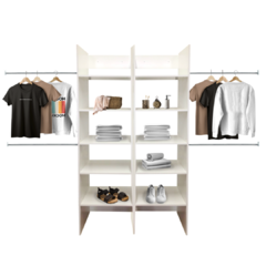 Closet Verona 2 Entrepañeras Premium Ajustable
