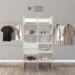 Closet Verona Cajonera Premium Ajustable - tienda en línea