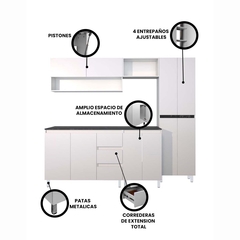 Cocina Integral Completa MAGNOLIA Premium Minimalista