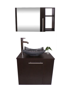 Combo Gabinete CARLINI Para Baño Con Lavamanos Y Monomando+botiquin - comprar en línea