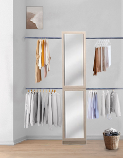 Closet Ropero Con Espejo Moderno Minimalista MILDRED - comprar en línea