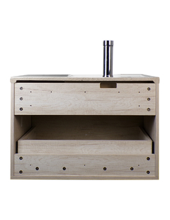 Gabinete De Baño TURNER Con Lavabo y Llave Minimalista