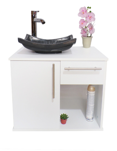 Gabinete De Baño Con Espejo Decorativo SOLEURA