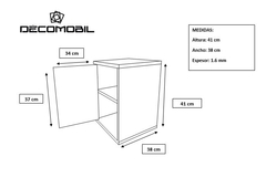 Gabinete de cocina Cubos 4