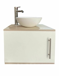 Gabinete para Baño con Ovalin Y Espejo Decorativo ZÚRICH - Decomobil