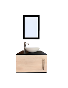 Imagen de Gabinete para Baño con Ovalin Y Espejo Decorativo ZÚRICH