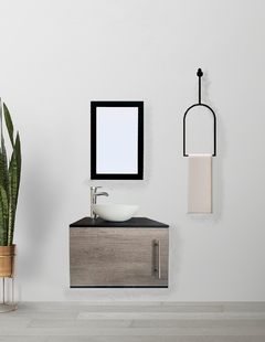 Gabinete para Baño con Ovalin Y Espejo Decorativo ZÚRICH - comprar en línea