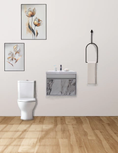 Gabinete Flotante Para Baño Mariam Con Lavabo Y Monomando - comprar en línea