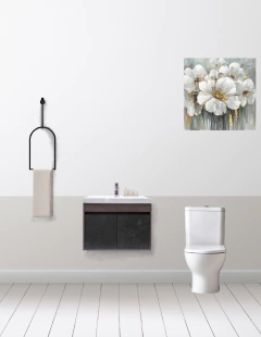 Gabinete Flotante Para Baño Mariam Con Lavabo Y Monomando - tienda en línea