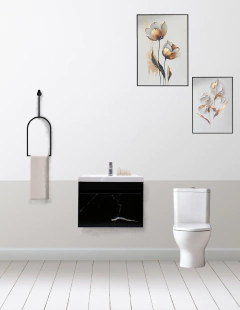 Gabinete Flotante Para Baño Mariam Con Lavabo Y Monomando