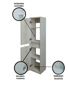 Gabinete Organizador Para Baño Genovesa - Decomobil