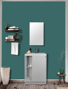 Mueble Gabinete Para Baño LUCCA Con Lavabo Minimalista - comprar en línea