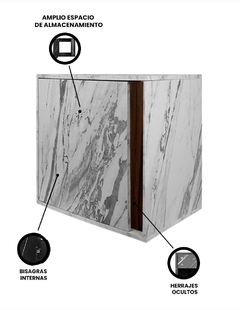 Gabinete Para Baño AARON Minimalista Sin Ovalin Ni Llave - comprar en línea