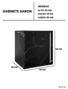 Gabinete Para Baño AARON Minimalista Sin Ovalin Ni Llave
