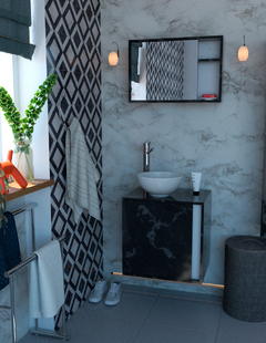 Combo Gabinete Para Baño TORONTO Y Botiquín Con Espejo - tienda en línea