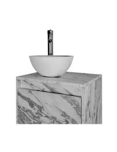 Gabinete Para Baño PHÍA Con Lavabo Y Llave Minimalista - Decomobil