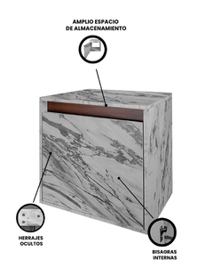Gabinete De Baño ADAM Minimalista Sin Ovalin Ni Llave en internet