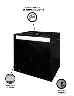 Gabinete De Baño ADAM Minimalista Sin Ovalin Ni Llave en internet
