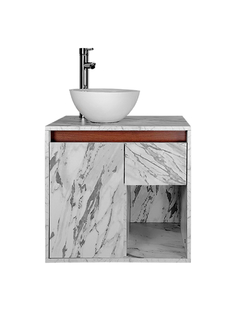 Gabinete De Baño Con Lavabo CLAIRE Con Ovalin Minimalista en internet
