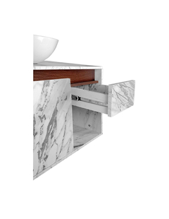 Imagen de Gabinete De Baño Con Lavabo CLAIRE Con Ovalin Minimalista