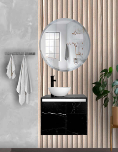 Imagen de Gabinete De Baño Con Lavabo CLAIRE Con Ovalin Minimalista