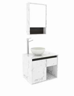 Combo Gabinete De Baño BERLÍN Y Botiquín Con Espejo - comprar en línea