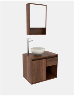 Imagen de Combo Gabinete De Baño BERLÍN Y Botiquín Con Espejo