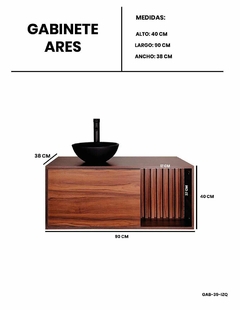 Gabinete Para Baño ARES Con Ovalin Y Monomando - tienda en línea