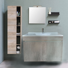 Mueble Gabinete Tocador para Baño 04 Flotante