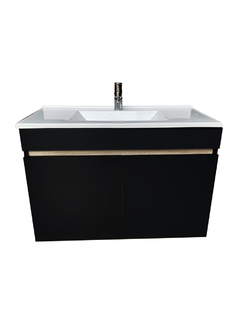 Gabinete De Baño Con Lavabo VINVENT Con Espejo Y Lampara - Decomobil