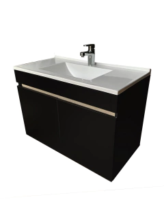 Combo de Gabinete Para Baño Lavamanos y Monomando + Gabinete Organizador Moscú - Decomobil