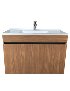 Gabinete De Baño Con Lavabo VINVENT Con Espejo Y Lampara - Decomobil