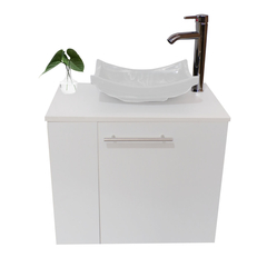 Gabinete Para Baño Con Lavamanos Y Monomando Izquierdo SUITYS
