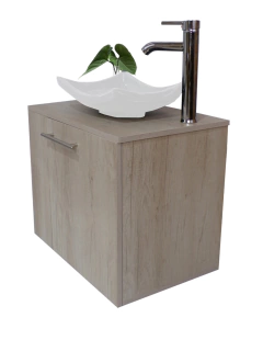 Imagen de Combo De Gabinete Para Baño Lavamanos Y Monomando Izquierdo + Gabinete Organizador Garnier