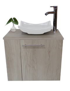 Imagen de Gabinete Para Baño Izquierdo Con Espejo Decorativo VERNIER