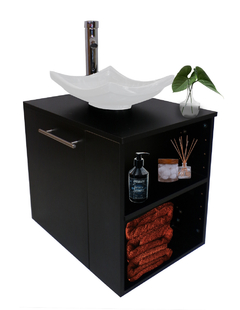 Gabinete Para Baño Con Lavamanos Y Monomando Derecho SUITYS - Decomobil