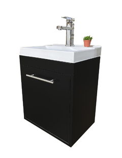 Imagen de Gabinete Flotante Para Baño COCO Con Llave Monomando Y Lavamanos