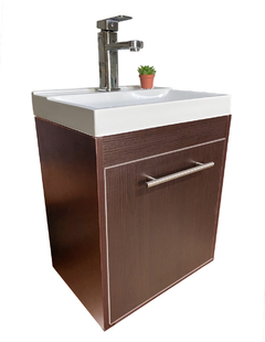 Gabinete Flotante Para Baño COCO Con Llave Monomando Y Lavamanos - Decomobil
