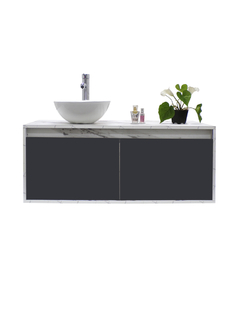 Imagen de Gabinete De Baño Con Lavamanos Y Espejo Decorativo NYON