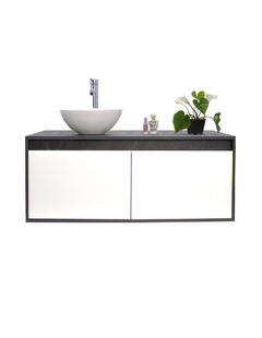 Gabinete De Baño Con Lavamanos Y Espejo Decorativo NYON - Decomobil
