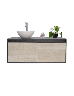 Gabinete De Baño Con Lavamanos Y Espejo Decorativo NYON en internet