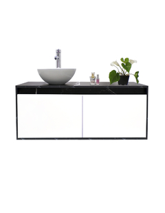 Imagen de Gabinete De Baño Con Lavamanos Y Espejo Decorativo NYON