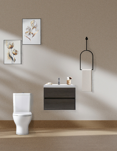 Gabinete Para Baño Con Lavamanos Y Monomando Vanity - Decomobil
