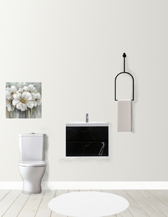Gabinete Para Baño Con Lavamanos Y Monomando Vanity - Decomobil
