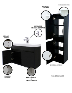 Combo de Gabinete Con Lavamanos y Monomando + Gabinete Organizador SNOW - tienda en línea