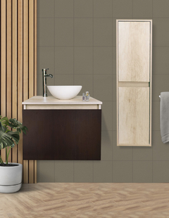 Combo de Gabinete Para Baño Ovalin y Monomando + Gabinete Organizador Kitay