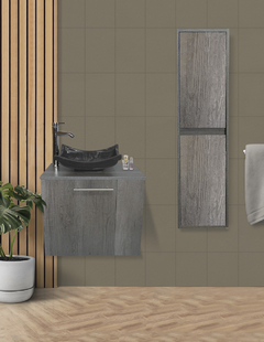 Imagen de Combo de Gabinete Para Baño Lavamanos y Monomando Derecho + Gabinete Organizador Garnier