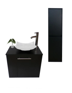 Combo De Gabinete Para Baño Lavamanos Y Monomando Izquierdo + Gabinete Organizador Garnier