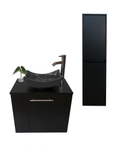 Imagen de Combo De Gabinete Para Baño Lavamanos Y Monomando Izquierdo + Gabinete Organizador Garnier