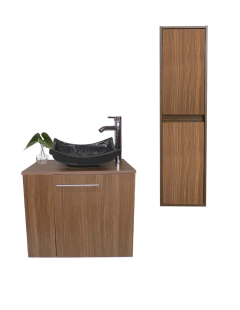 Combo De Gabinete Para Baño Lavamanos Y Monomando Izquierdo + Gabinete Organizador Garnier - Decomobil